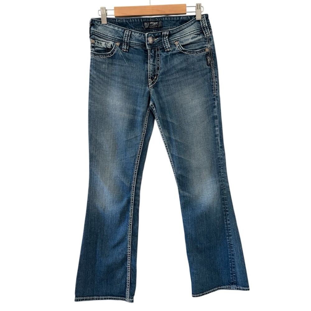 Silver‎ Jeans Co. Women's Suki Surplus Mid Rise Slim Bootcut Jeans W30 L32